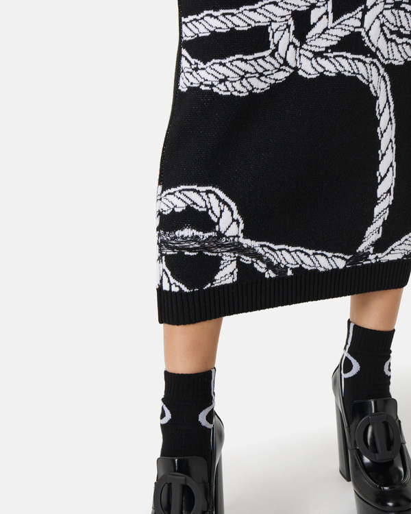 Pencil skirt with ropes print - Iceberg - Official Website