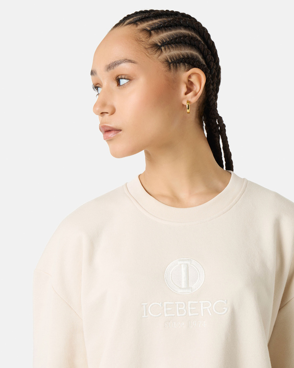 Embroidered heritage logo sweater - Iceberg - Official Website