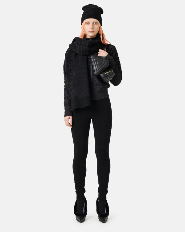 Black logo zip jacket - Iceberg - Official Website