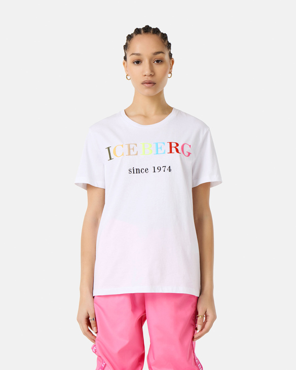 Oversized T-shirt with logo - Iceberg - Official Website
