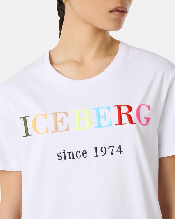 Oversized T-shirt with logo - Iceberg - Official Website
