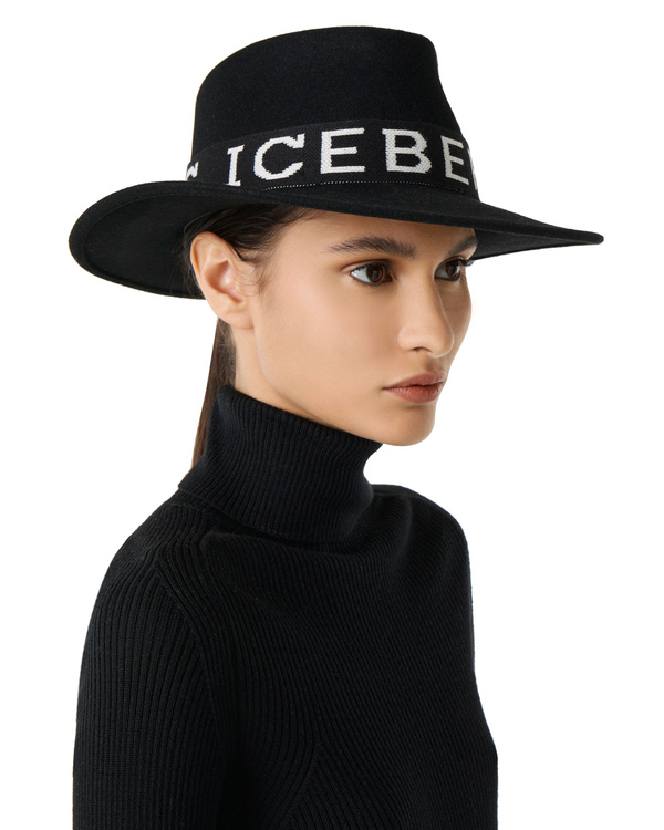 Felt hat with logo - Iceberg - Official Website