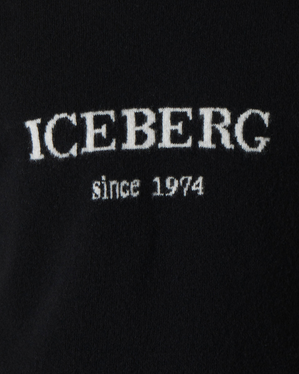 Black heritage logo sweater - Iceberg - Official Website
