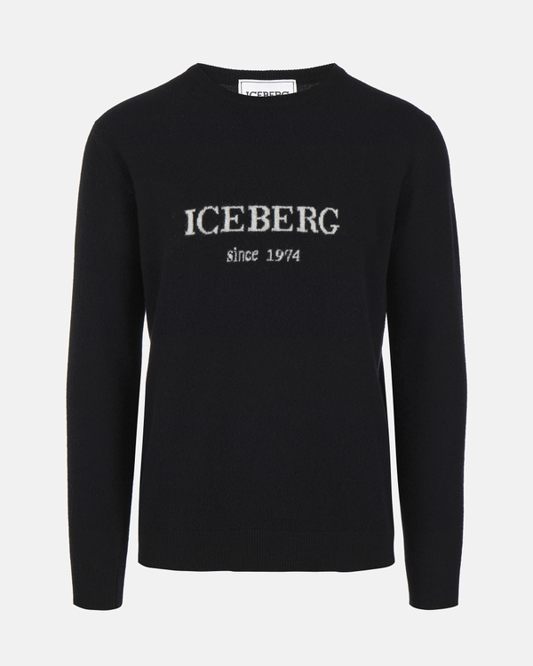 Black heritage logo sweater - Iceberg - Official Website