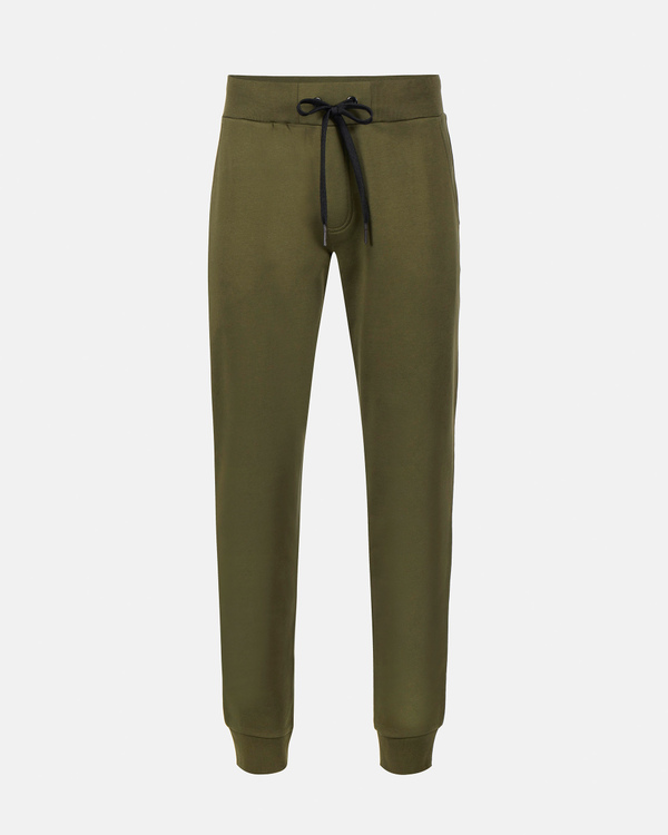 Sage green joggers with heritage logo - Iceberg - Official Website