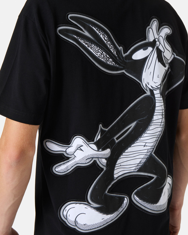 Looney Tunes black t-shirt with heritage logo - Iceberg - Official Website
