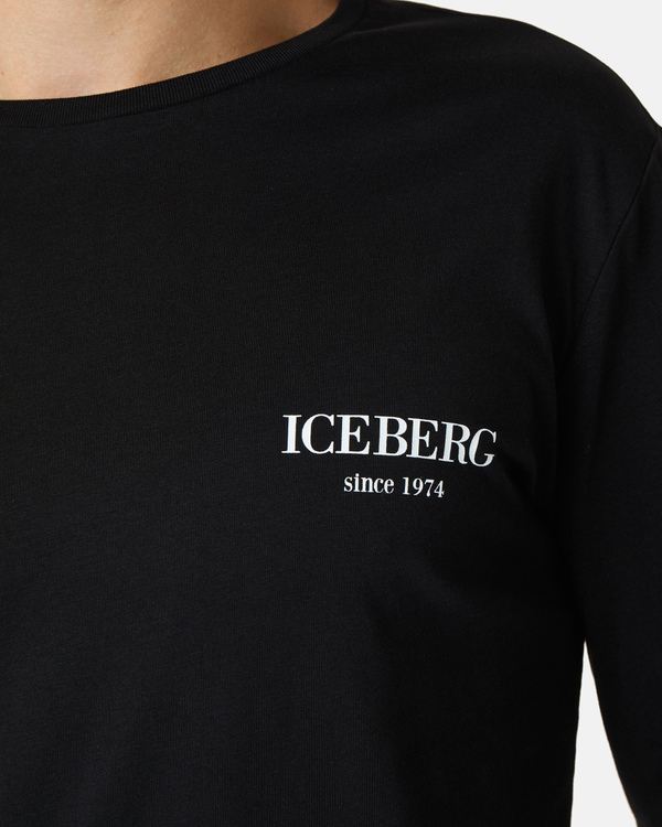 Heritage logo long-sleeve t-shirt - Iceberg - Official Website
