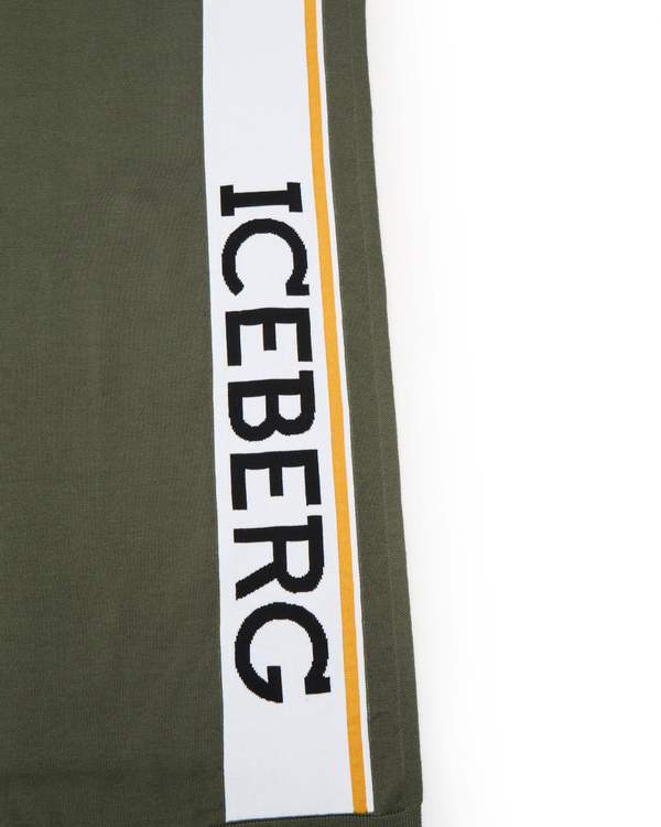 Sage green logo scarf - Iceberg - Official Website