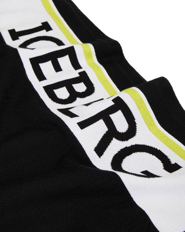 Black logo scarf - Iceberg - Official Website