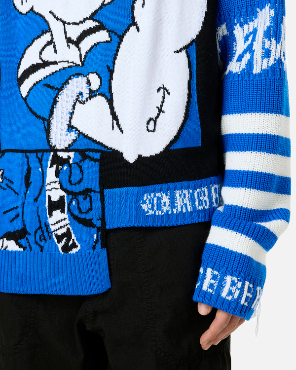 Blue Popeye sweater - Iceberg - Official Website