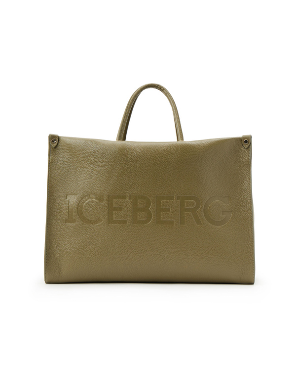 Shopper bag with institutional logo - Iceberg - Official Website