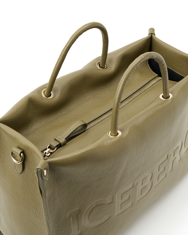 Shopper bag with institutional logo - Iceberg - Official Website