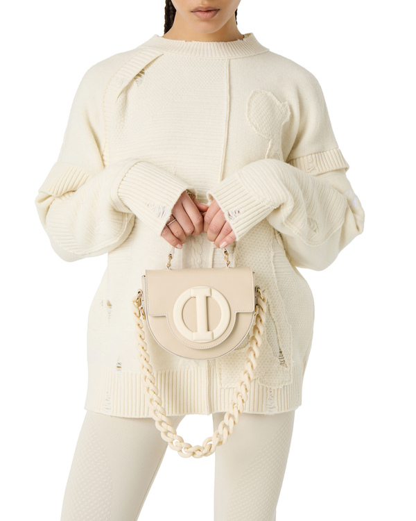 Handbag with abs chain and logo monogram - Iceberg - Official Website