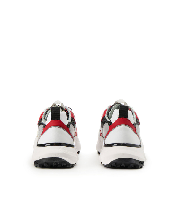 Men's Spyder Look sneaker with red and white - Iceberg - Official Website
