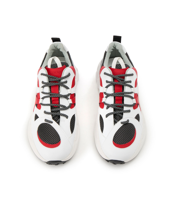 Sneaker uomo Spyder Look rosso e bianco - Iceberg - Official Website