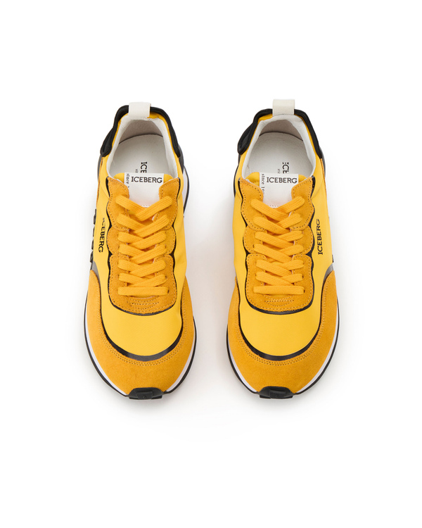 Men's Hyper sneaker in yellow - Iceberg - Official Website