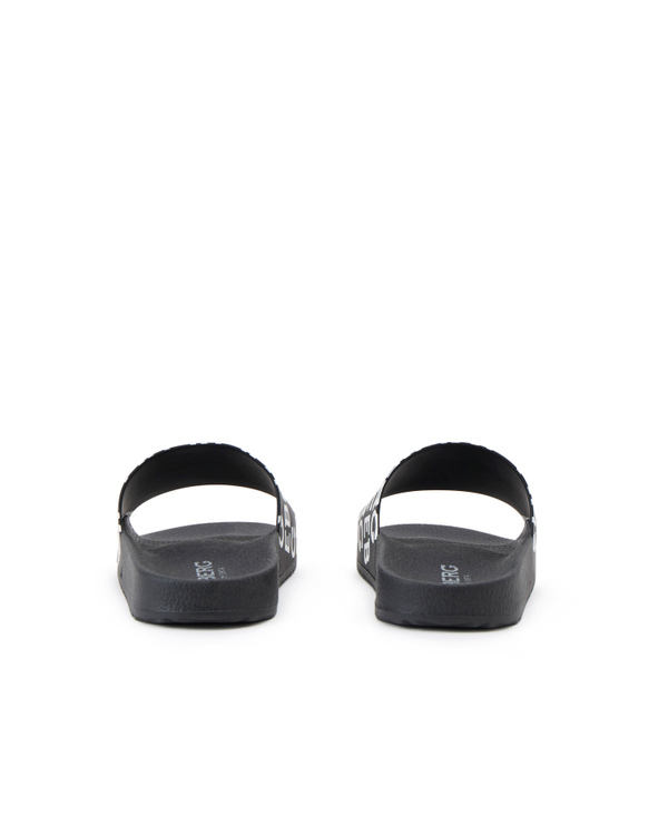 Men's black logo sliders - Iceberg - Official Website