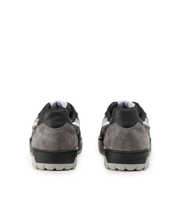 Okoro sneaker in metallic silver and black - Iceberg - Official Website