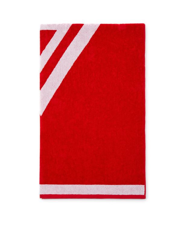 Red triangle logo beach towel - Iceberg - Official Website