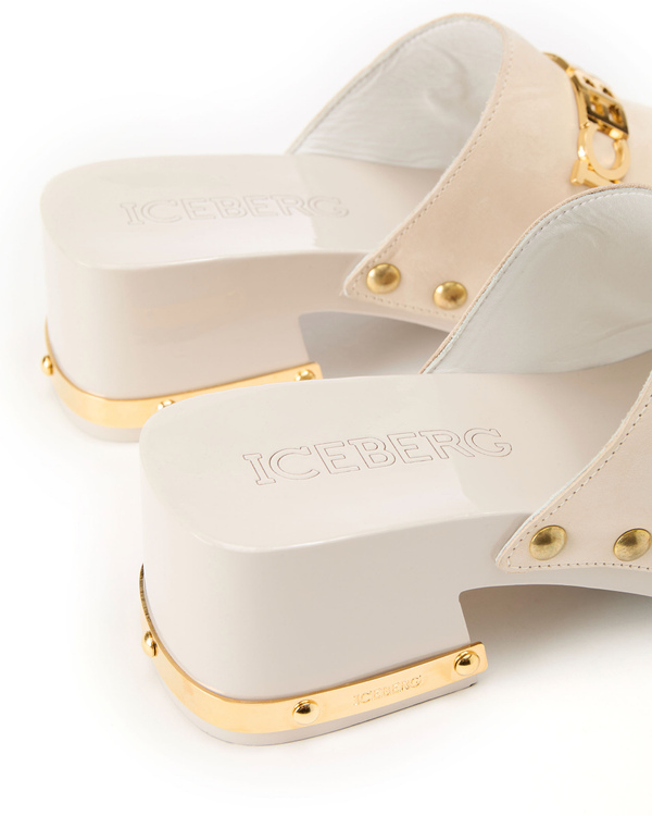 Women's Sailor sandal with logo - Iceberg - Official Website