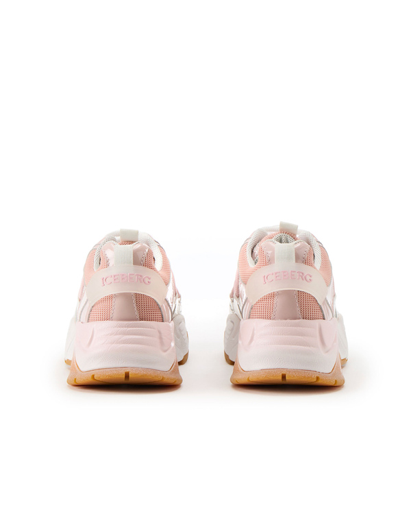 Kakkoi sneaker with drawstring in pink and white - Iceberg - Official Website