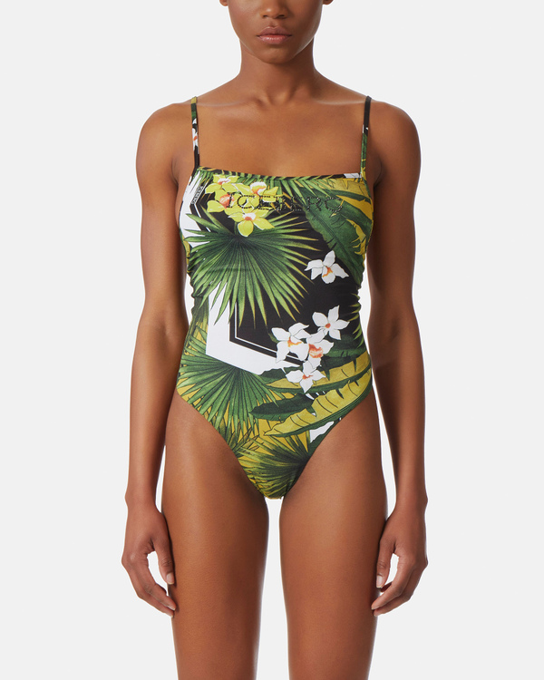 Palm print one piece swimsuit - Iceberg - Official Website