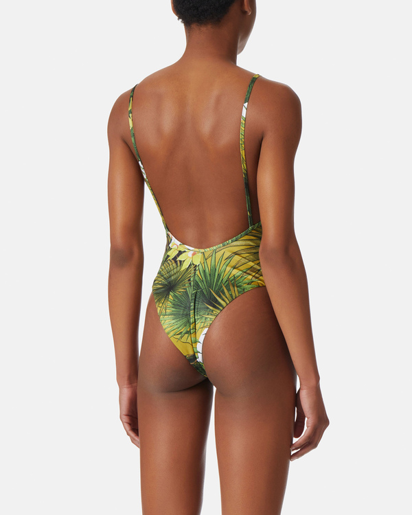 Palm print one piece swimsuit - Iceberg - Official Website