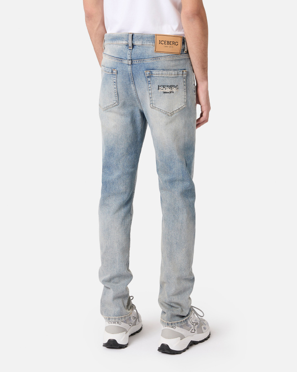 Jeans skinny con logo - Iceberg - Official Website