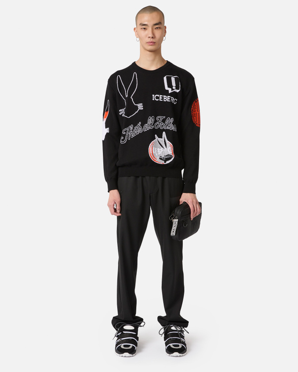 CNY Black Looney Tunes Sweatshirt - Iceberg - Official Website