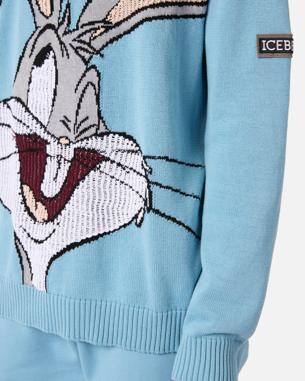 Maglia azzurra con grafica Bugs Bunny - Iceberg - Official Website