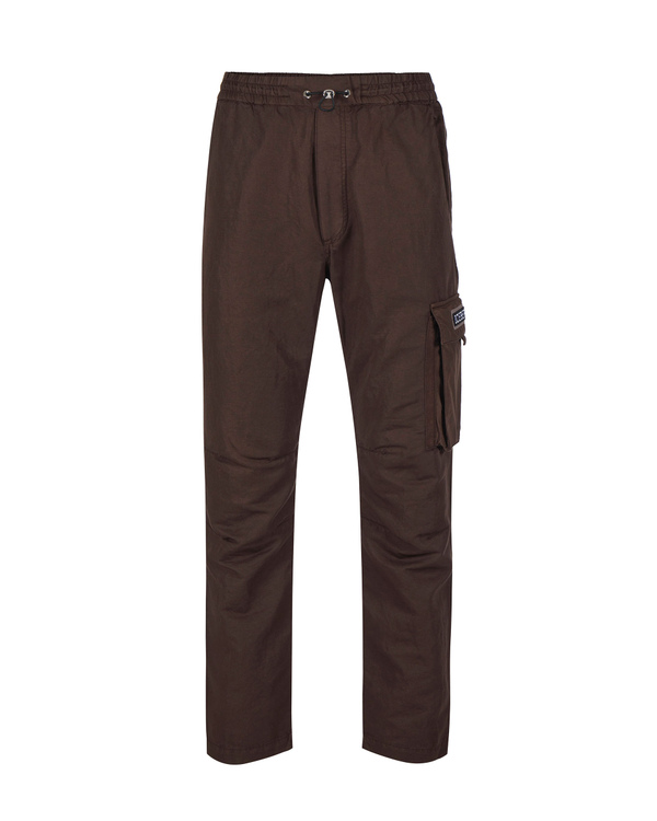 Brown institutional logo trousers - Iceberg - Official Website
