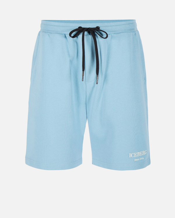 Celestial blue heritage logo shorts - Iceberg - Official Website