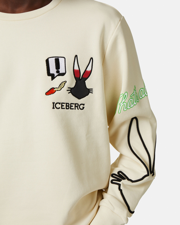 CNY Looney Tunes white sweatshirt - Iceberg - Official Website