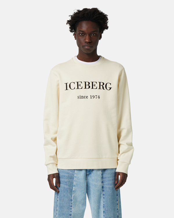 Embroidered logo sweatshirt - Iceberg - Official Website