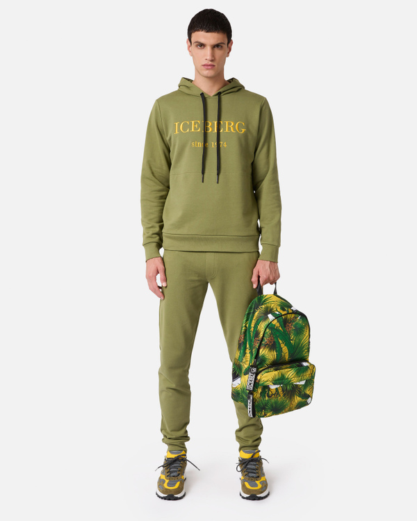 Heritage logo hooded sweatshirt - Iceberg - Official Website