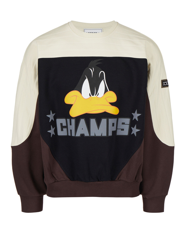 Looney Tunes black & white heritage logo sweatshirt - Iceberg - Official Website