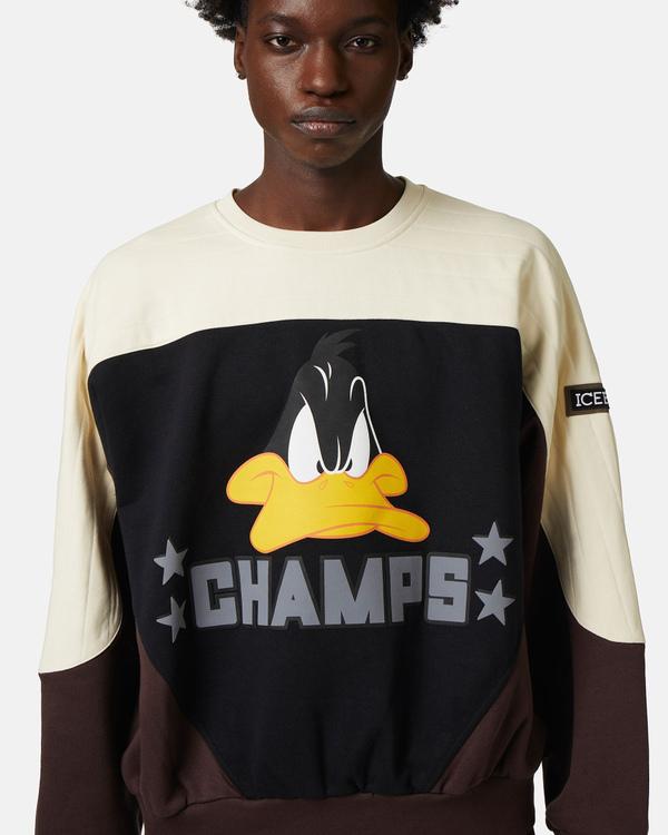 Looney Tunes black & white heritage logo sweatshirt - Iceberg - Official Website