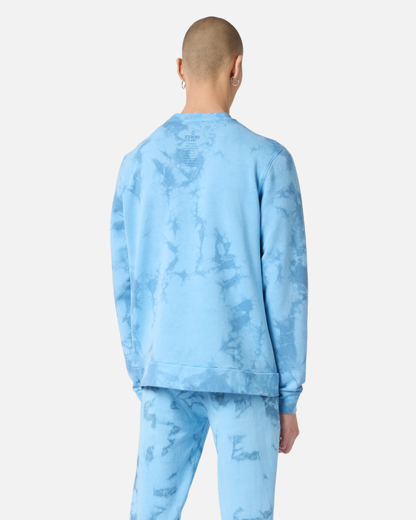 Celestial blue cloudy print sweatshirt - Iceberg - Official Website