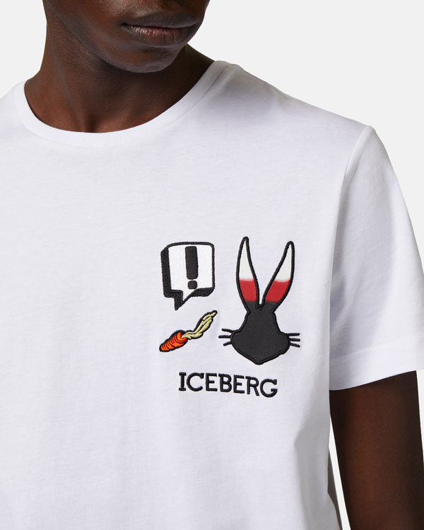 T-shirt bianco ottico Looney Tunes CNY - Iceberg - Official Website