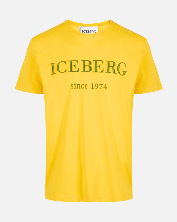 T-shirt logo heritage ricamato - Iceberg - Official Website