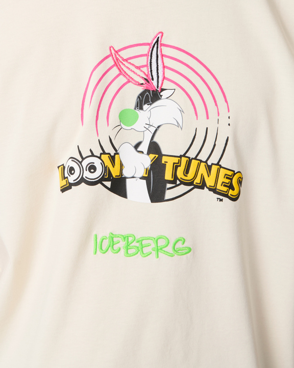 T-shirt Looney Tunes e logo Iceberg - Iceberg - Official Website
