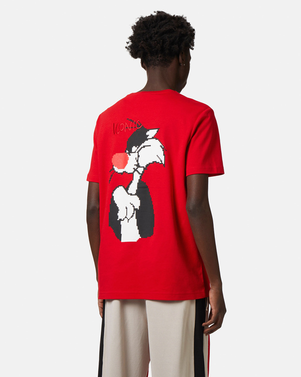 Sylvester the Cat red t-shirt - Iceberg - Official Website