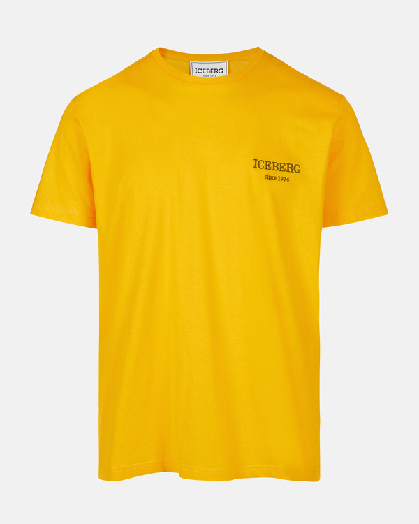 Heritage logo yellow t-shirt - Iceberg - Official Website