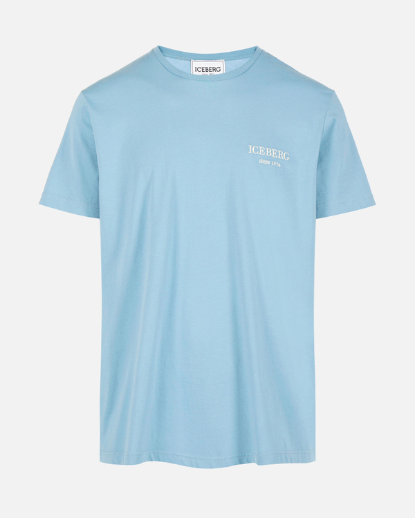 Heritage logo blue t-shirt - Iceberg - Official Website