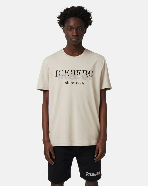 T-shirt corda stampa logo heritage - Iceberg - Official Website