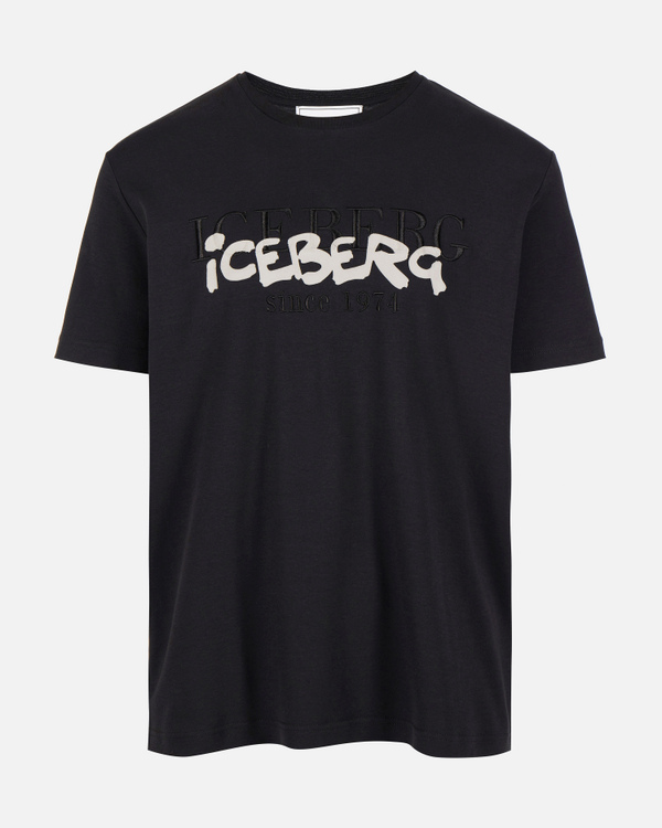 Heritage logo t-shirt with print - Iceberg - Official Website