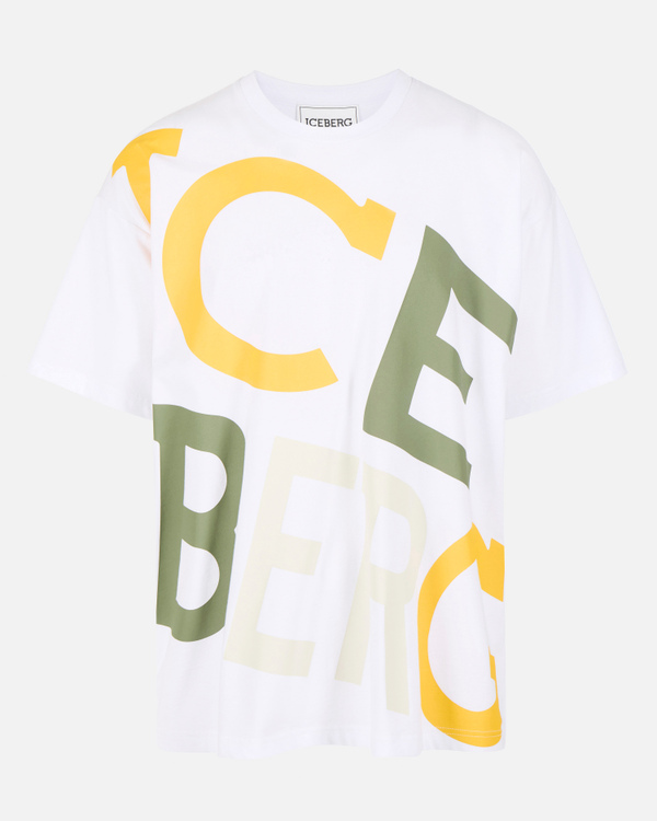 T-shirt logo tecno - Iceberg - Official Website