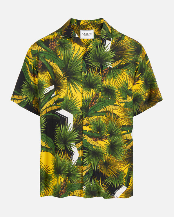 Palm print short-sleeved shirt - Iceberg - Official Website