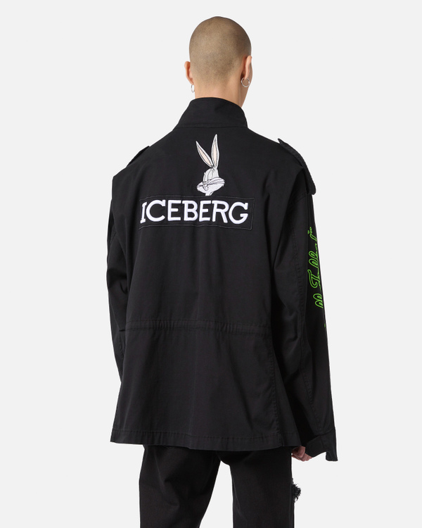 Black CNY Looney Tunes jacket - Iceberg - Official Website