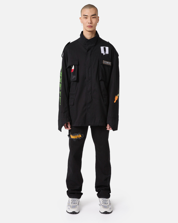 Black CNY Looney Tunes jacket - Iceberg - Official Website